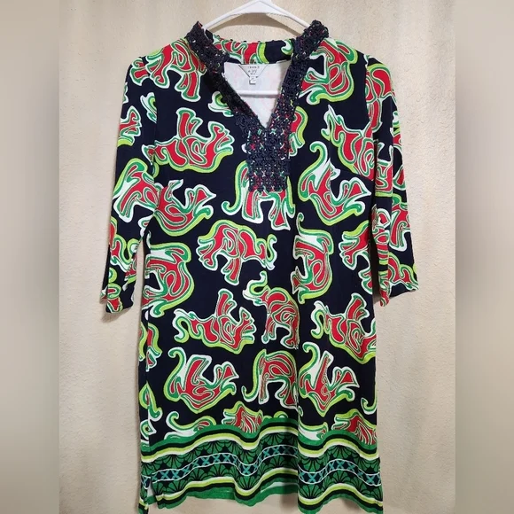 Crown & Ivy Elephant Mini Dress - Picture 1 of 6